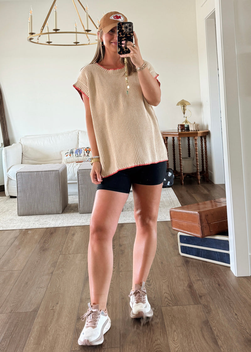 Apple Crisp Sweater Top