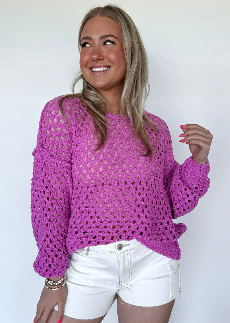 Sunsets Crochet Pullover