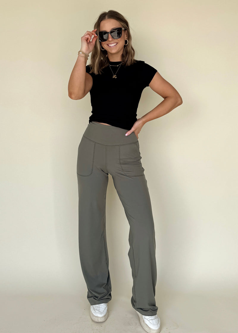 Butter Soft Yogas-Olive