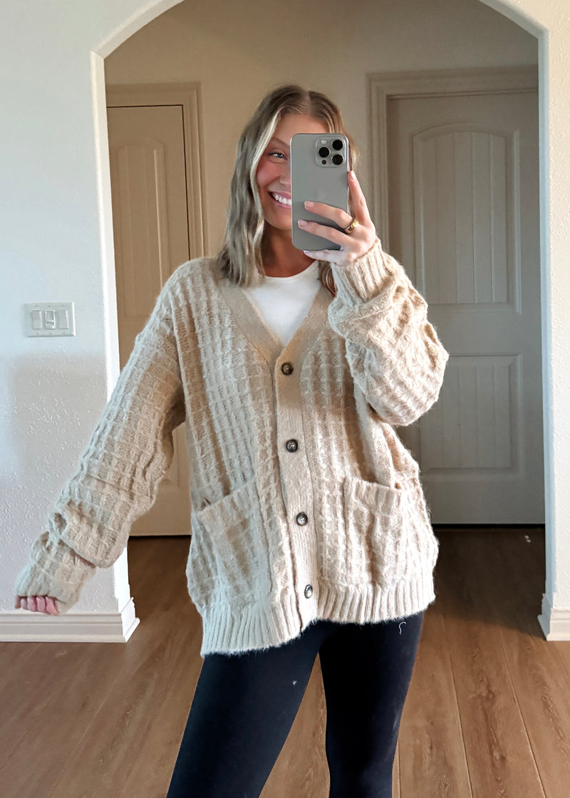 London Button Cardi