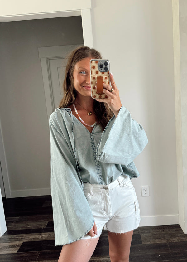 Julia Denim Top