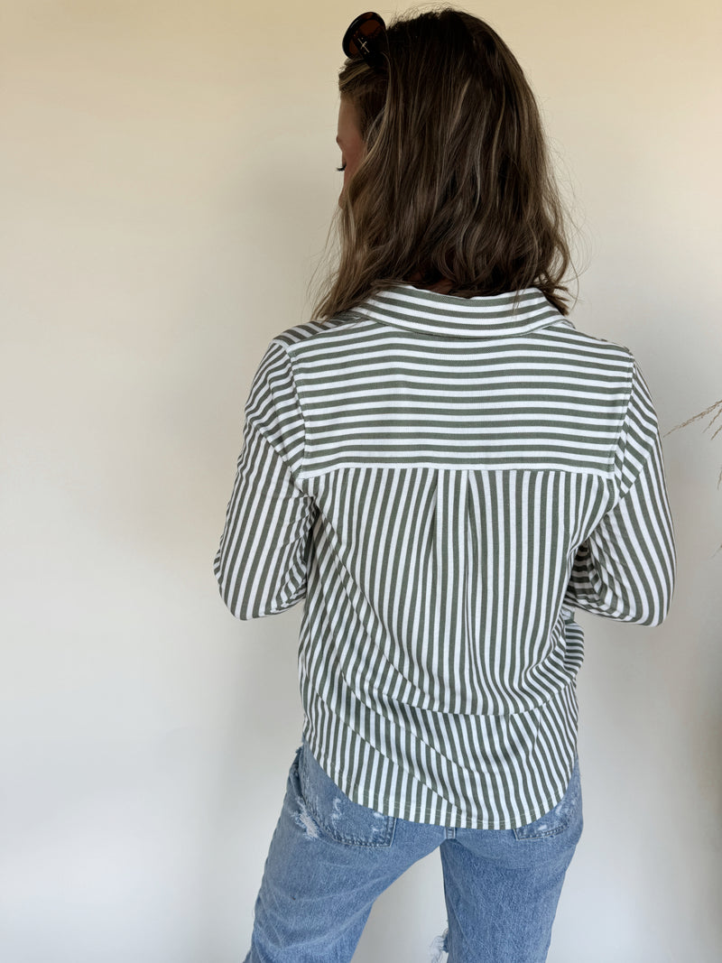 Ollie Stripe Button Down