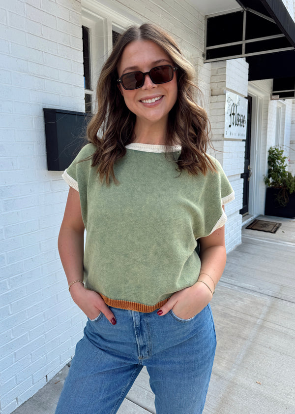 Caramel Apple Sweater Top