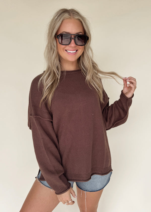 Ember Sweater- Chocolate