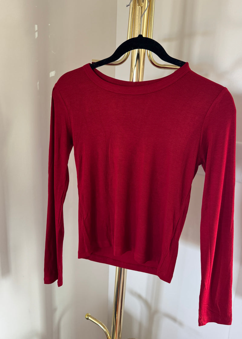 Ultimate Ribbed Basic- Red