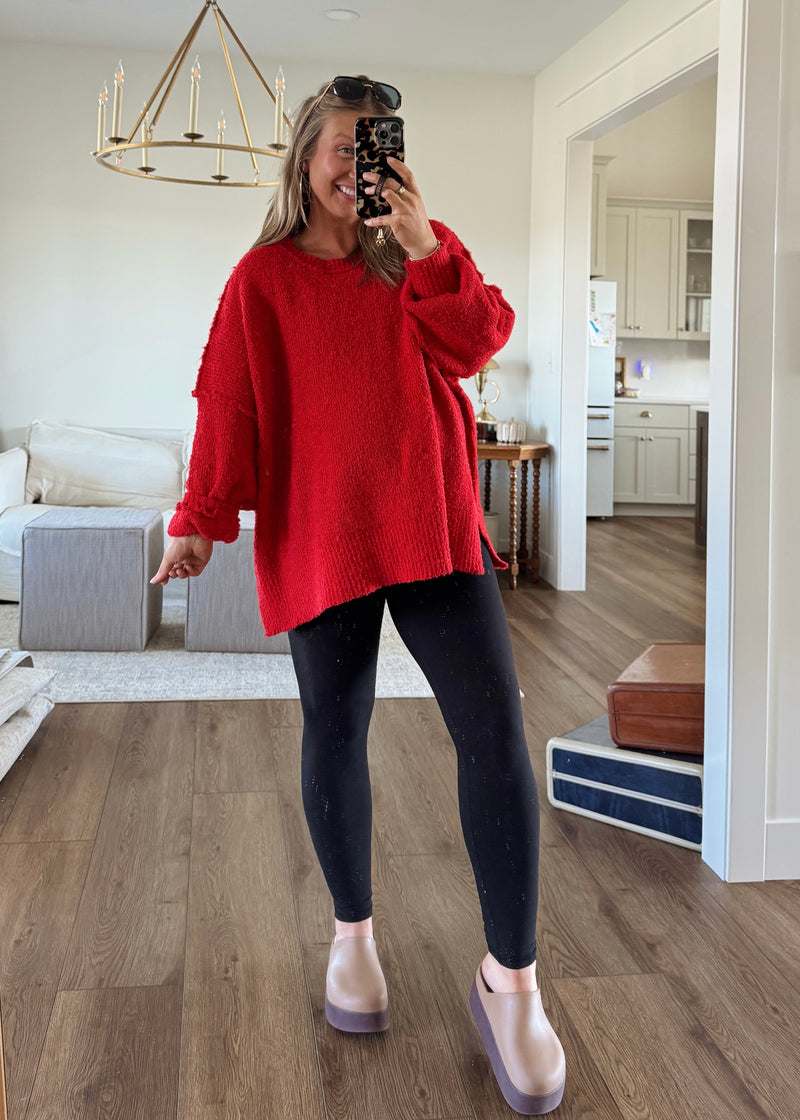 Eva Sweater- Red