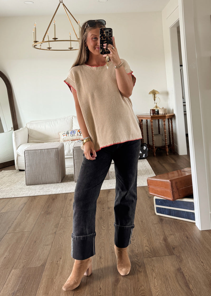 Apple Crisp Sweater Top