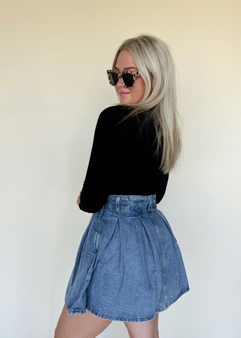 Drew Denim Skort