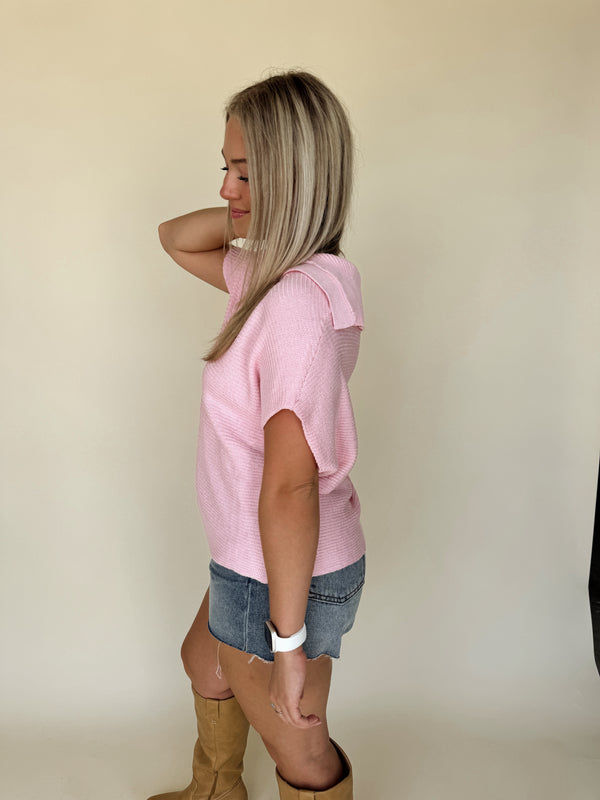 Bella Blush Sweater Top