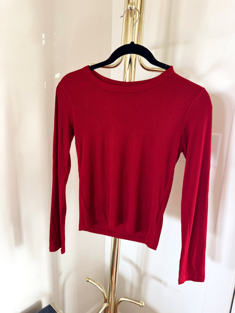Ultimate Ribbed Basic- Red