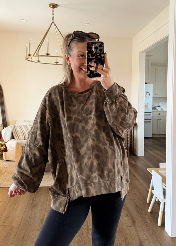 Luxe in Leopard Sweatshirt