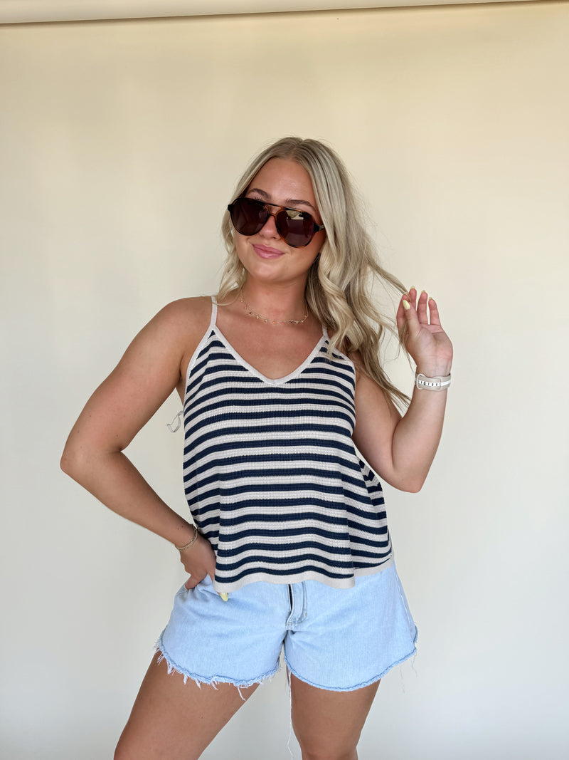 Mackey Stripe Knit Tank