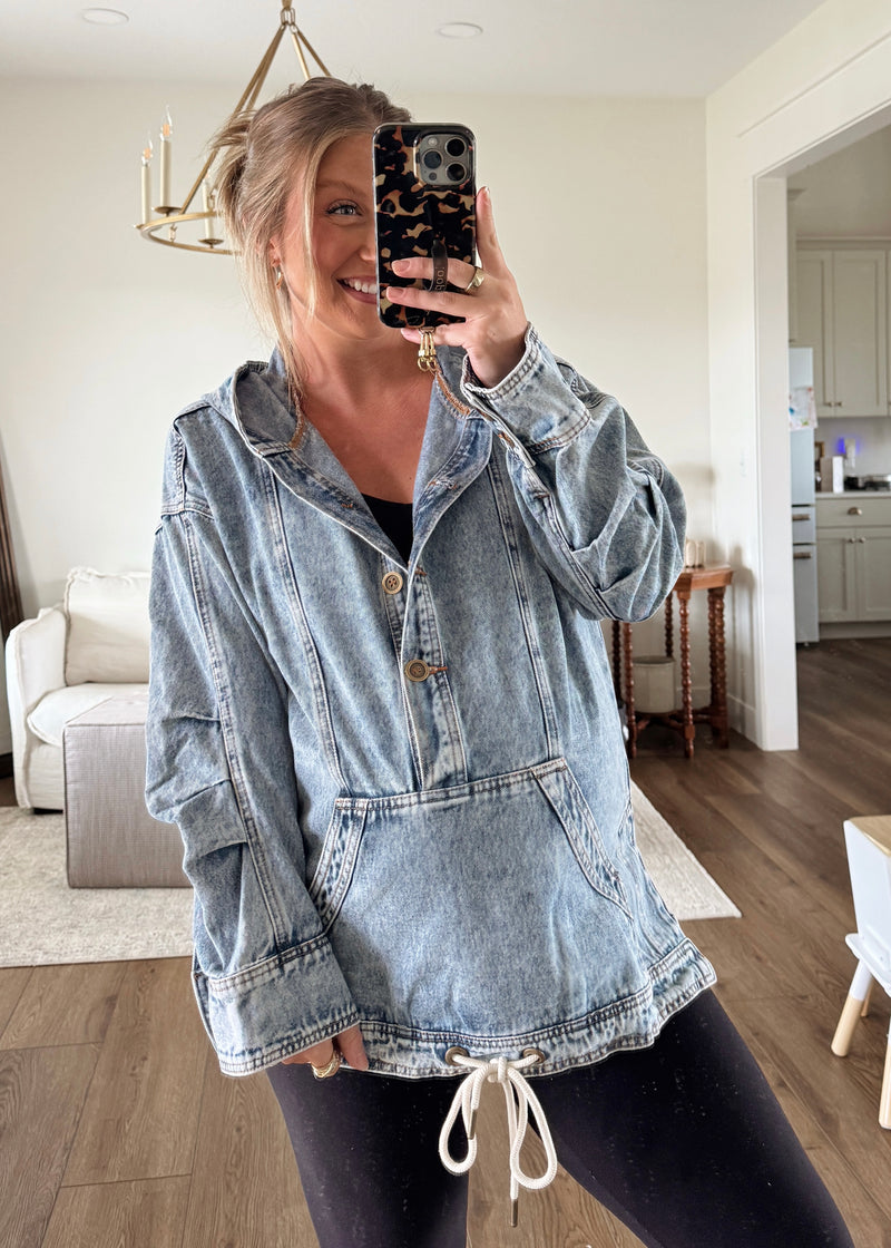 Beckham Denim Hoodie