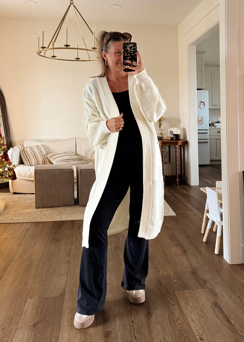 Winter Wishes Waffle Cardi