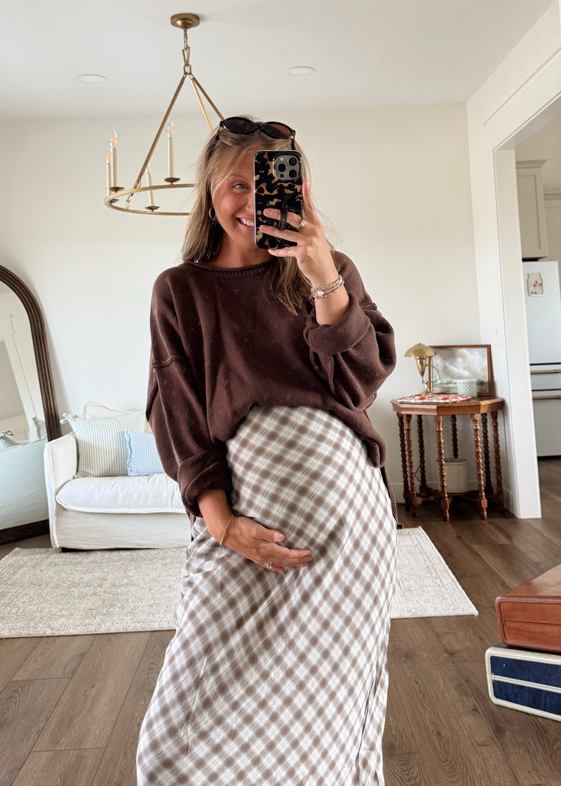 Ember Sweater- Chocolate