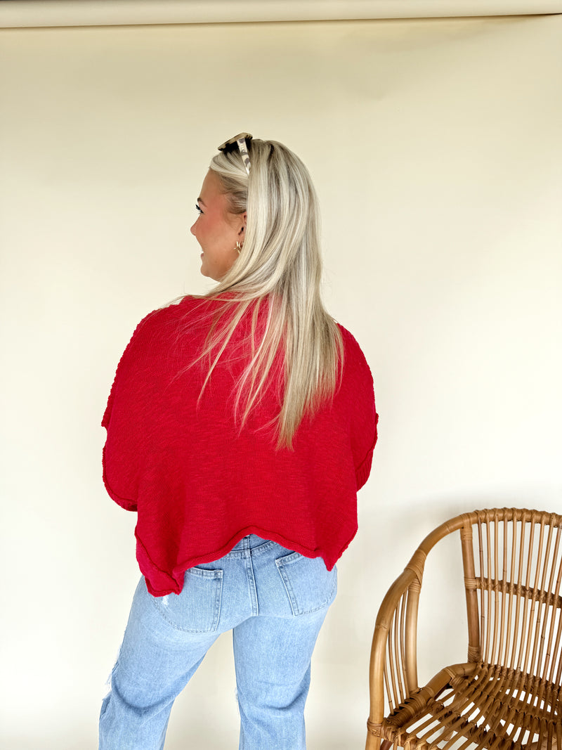 Cherry Cardi Sweater