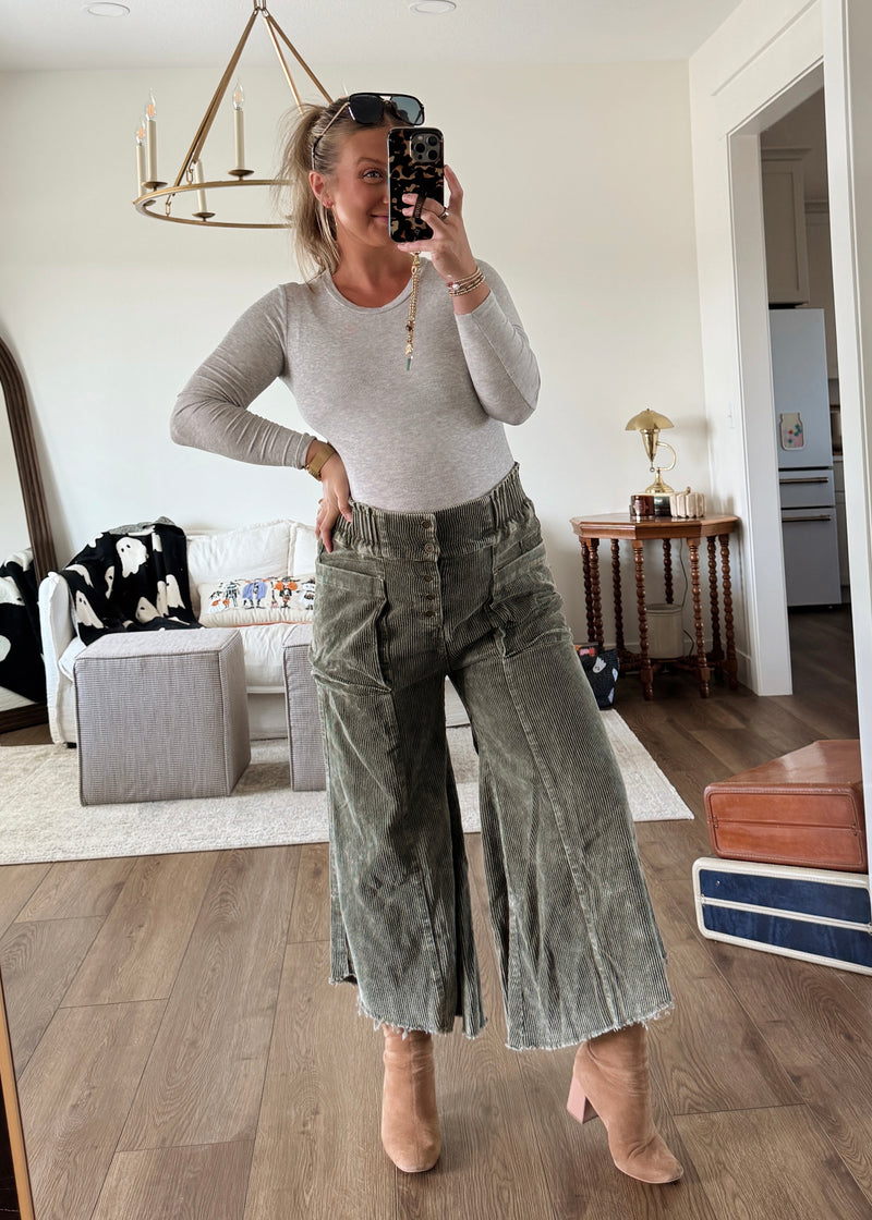 Girls of Fall Corduroy Pants