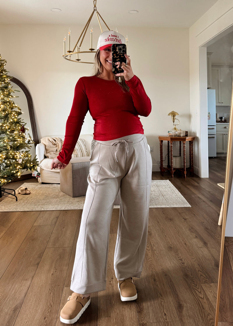 Ultimate Ribbed Basic- Red