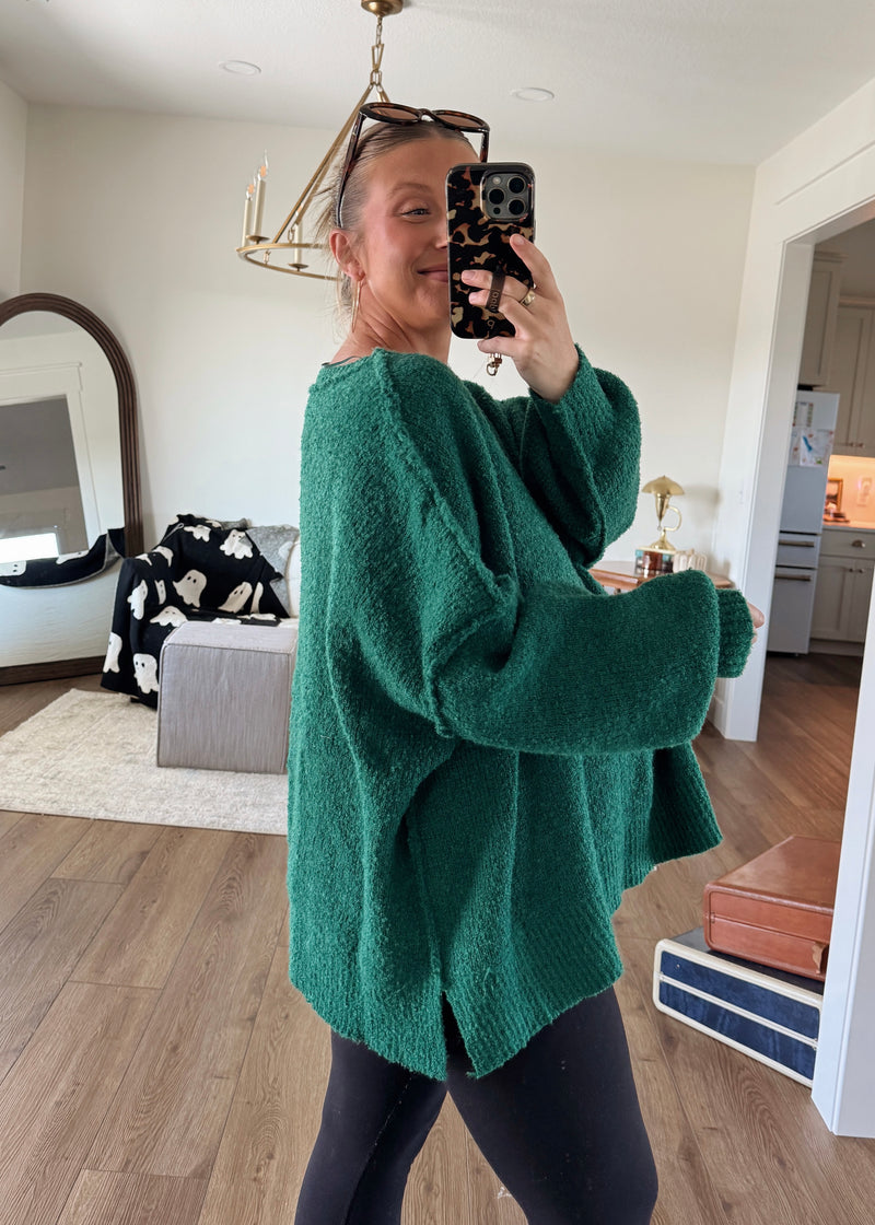 Eva Sweater- Forest Green