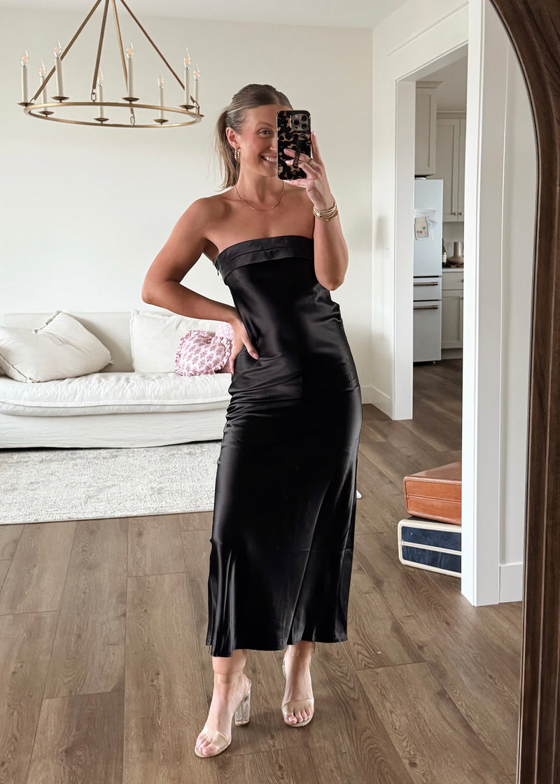 Claire Classic Black Dress