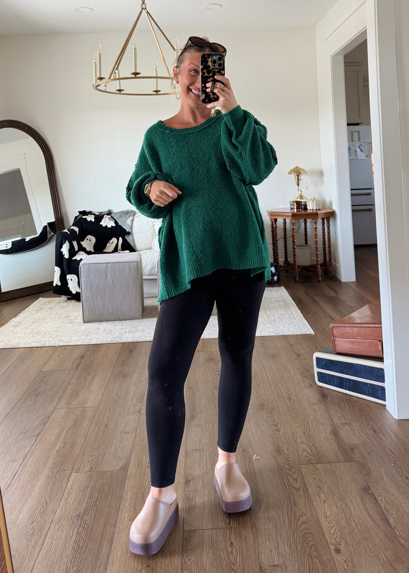 Eva Sweater- Forest Green