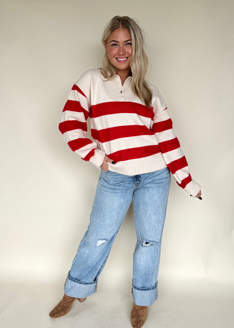 Candy Cane Lane Sweater