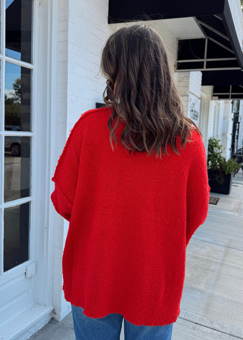 Eva Sweater- Red