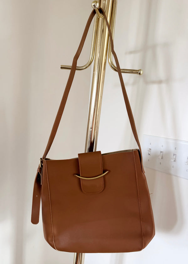 Mia Tote Purse-Camel