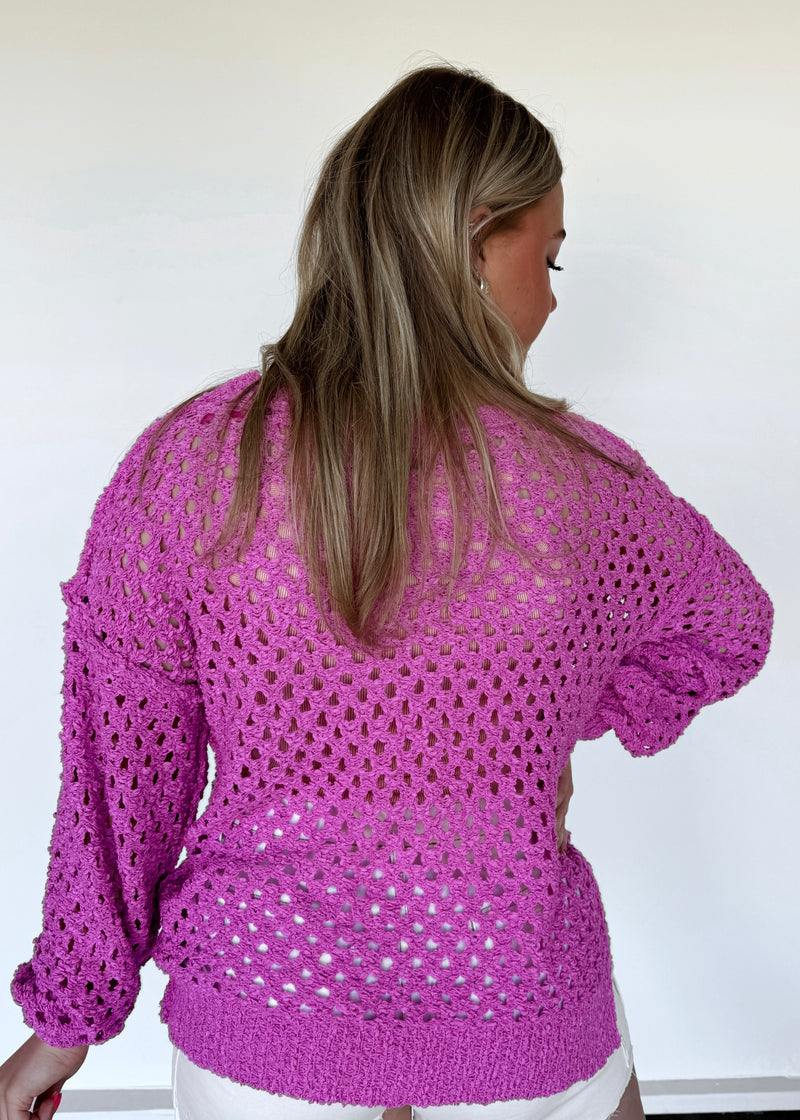 Sunsets Crochet Pullover