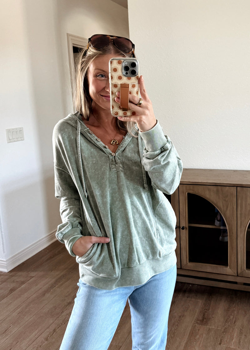 Jolie Hoodie- Olive