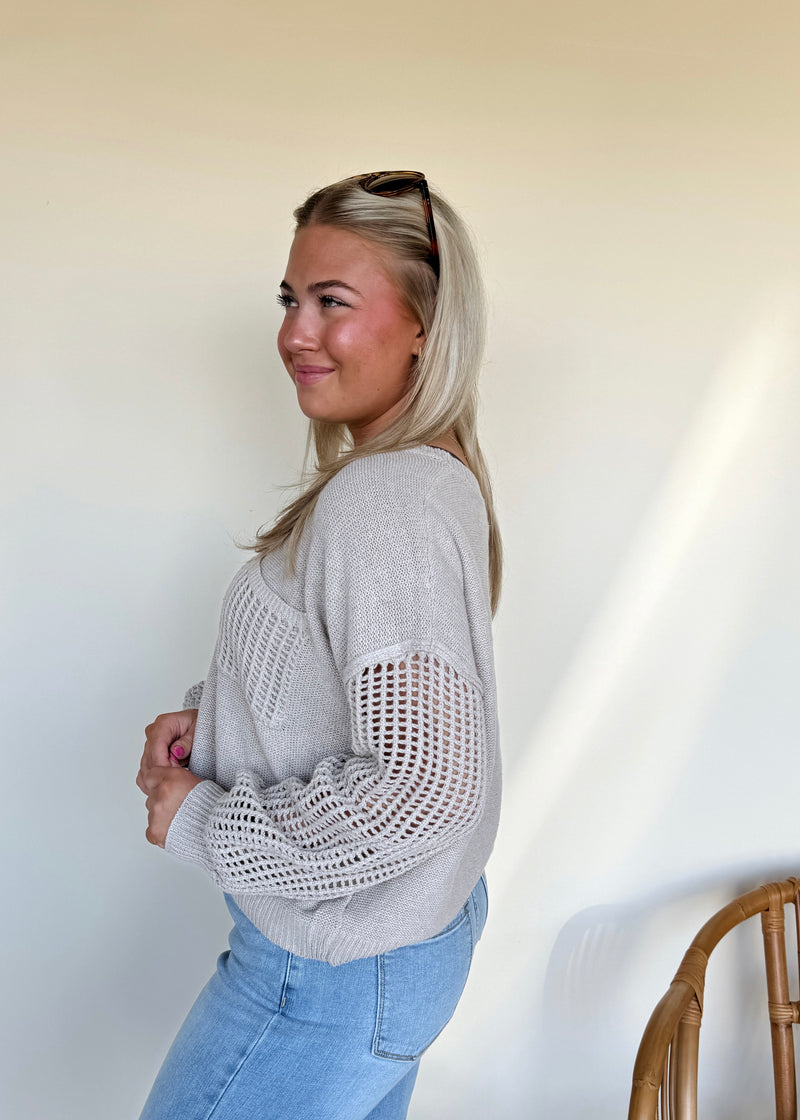 Woodlands Crochet Sweater