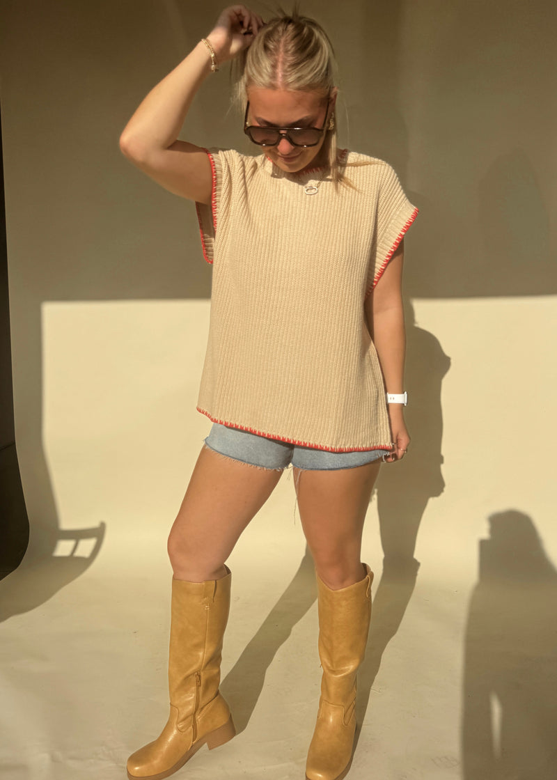 Apple Crisp Sweater Top