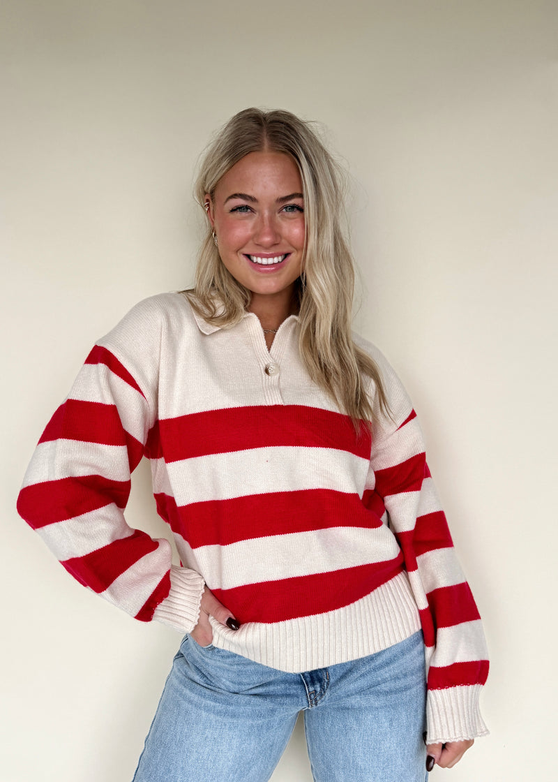 Candy Cane Lane Sweater