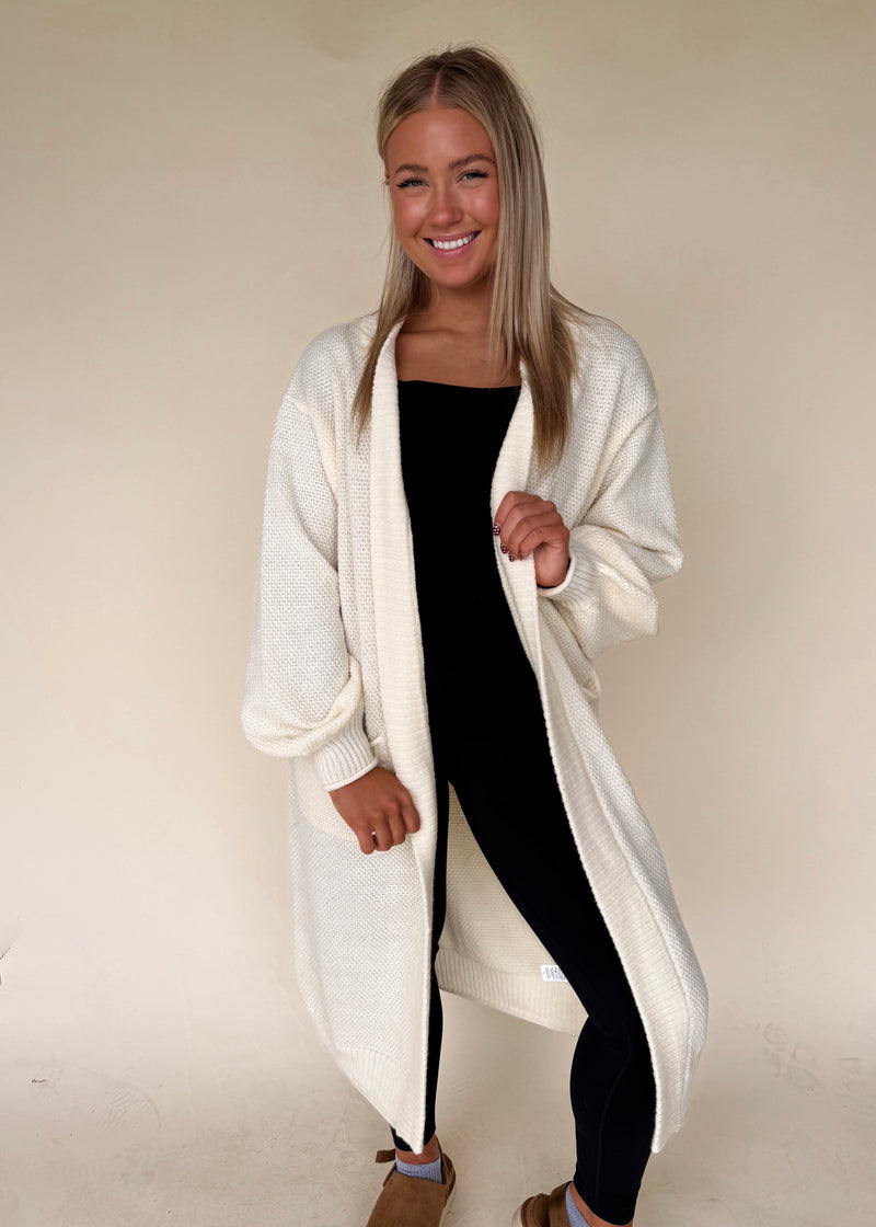 Winter Wishes Waffle Cardi