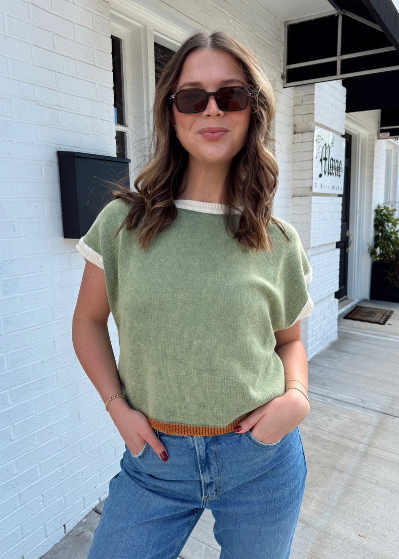 Caramel Apple Sweater Top