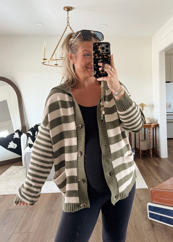Parker Stripe Cardi