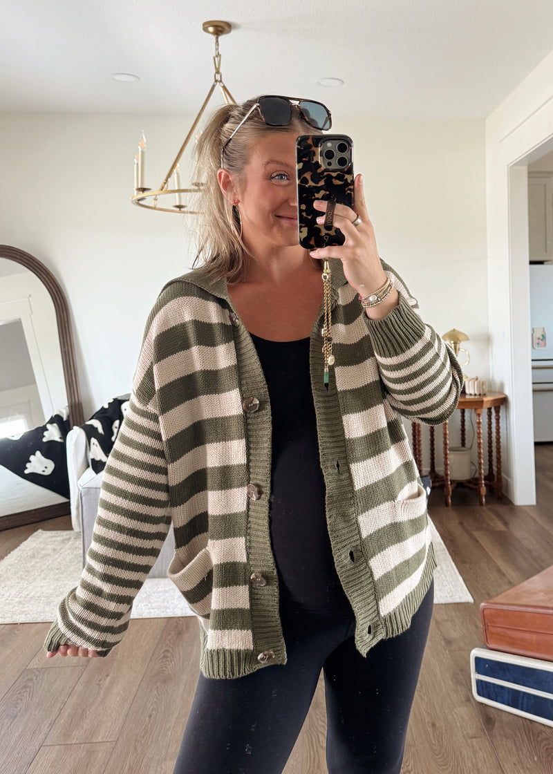 Parker Stripe Cardi