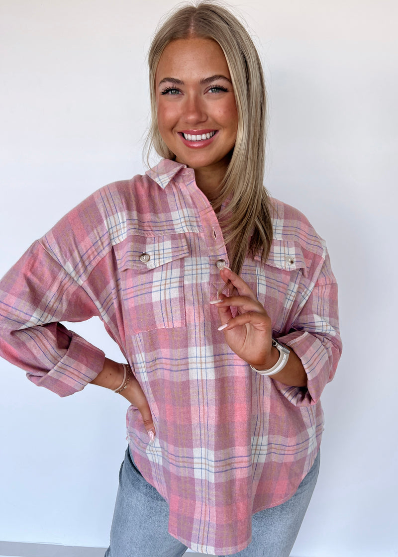 Springy Plaid Pullover