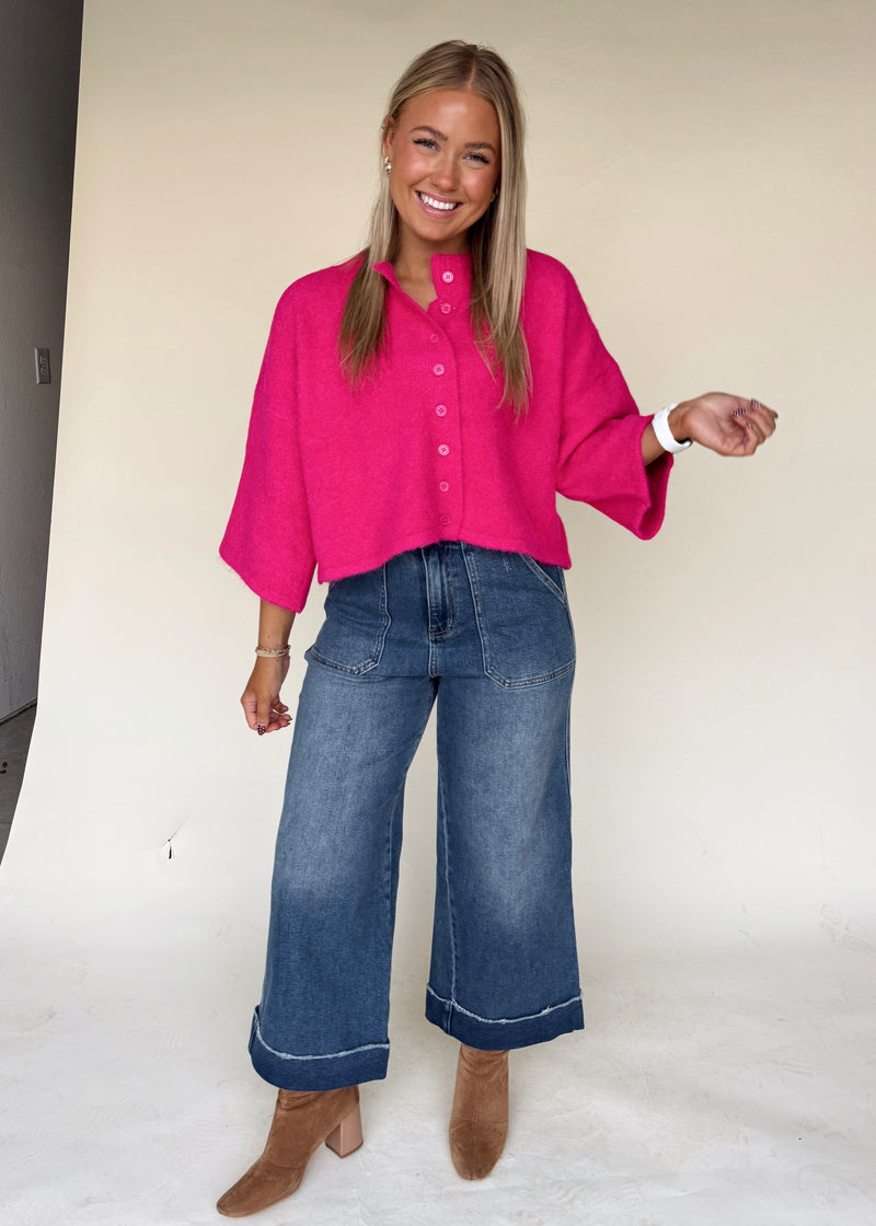 Festive Pink Sweater