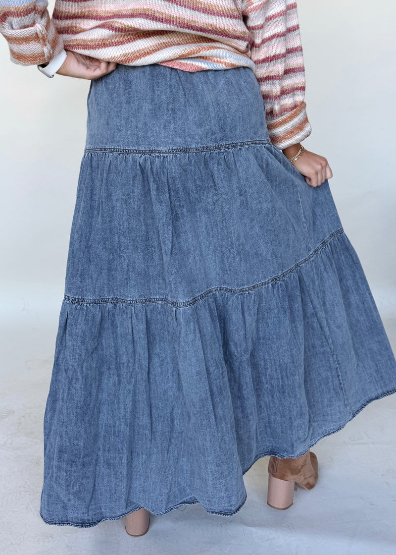 Drew Denim Skirt