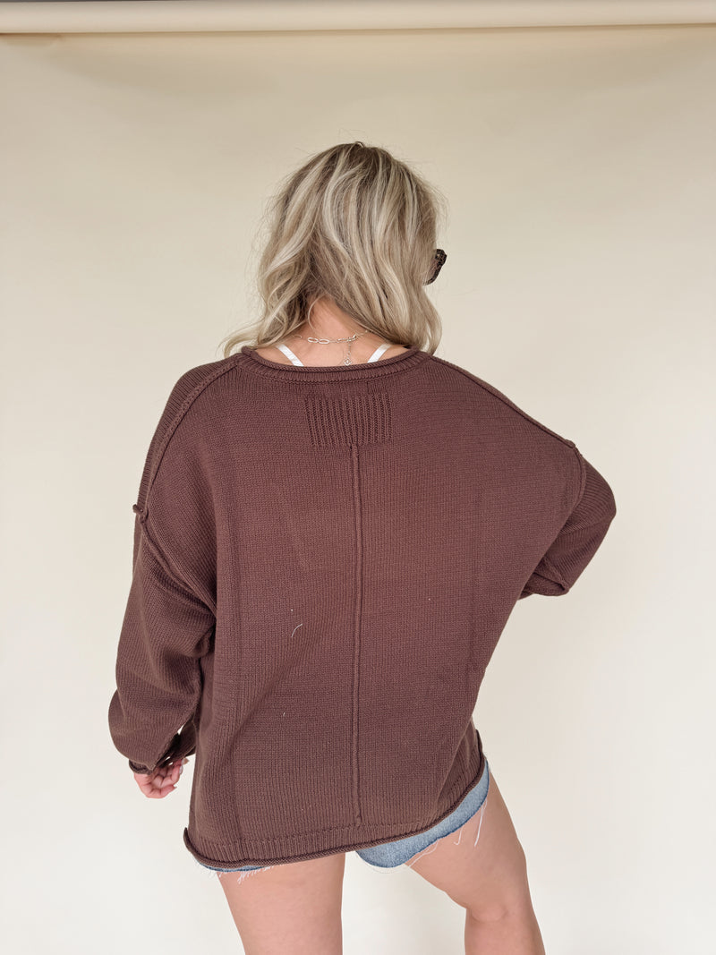 Ember Sweater- Chocolate