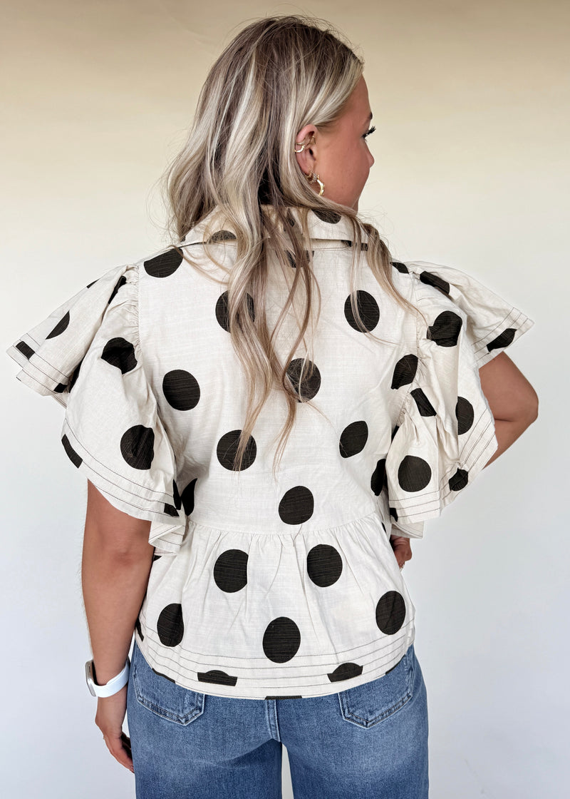 Penny Polka Dot Blouse
