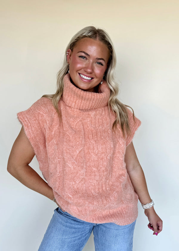 Peachy Queen Sweater Vest