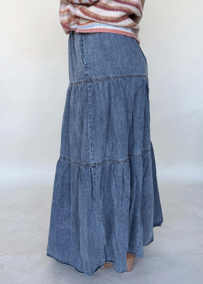 Drew Denim Skirt