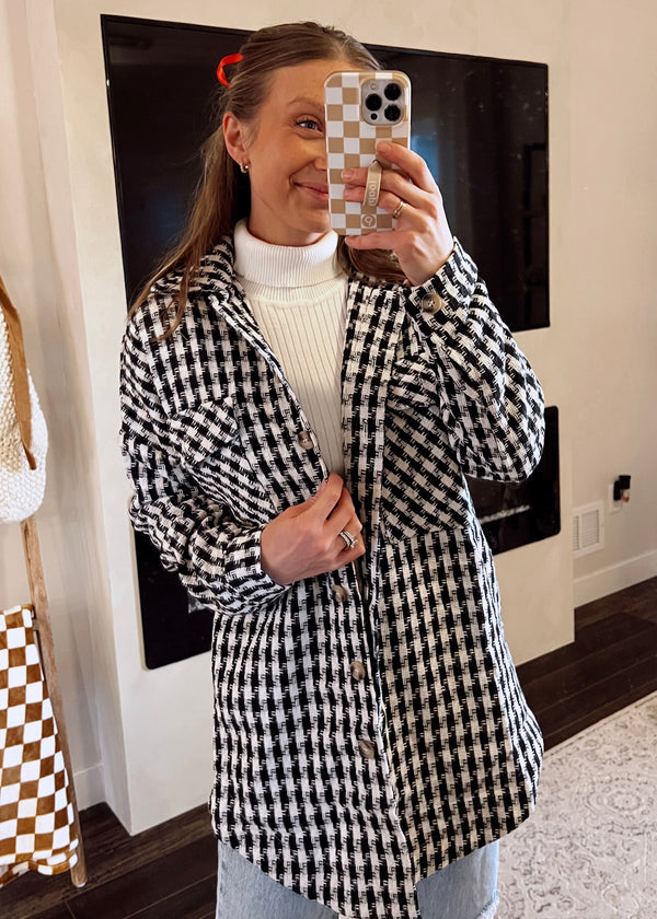 Holly Houndstooth Jacket