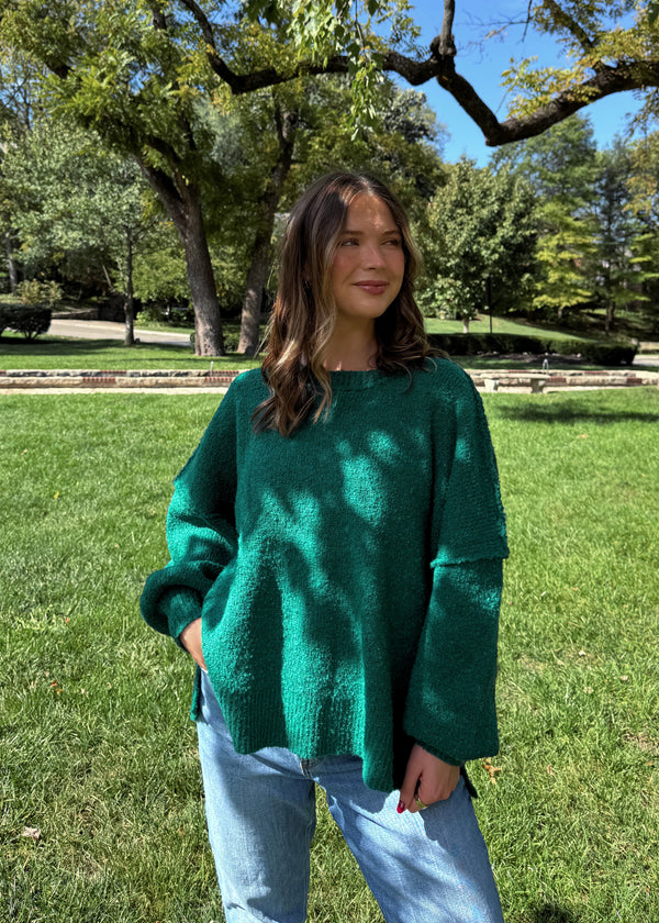 Eva Sweater- Forest Green