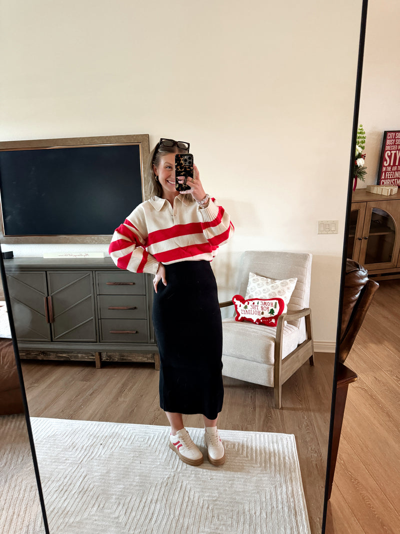 Candy Cane Lane Sweater