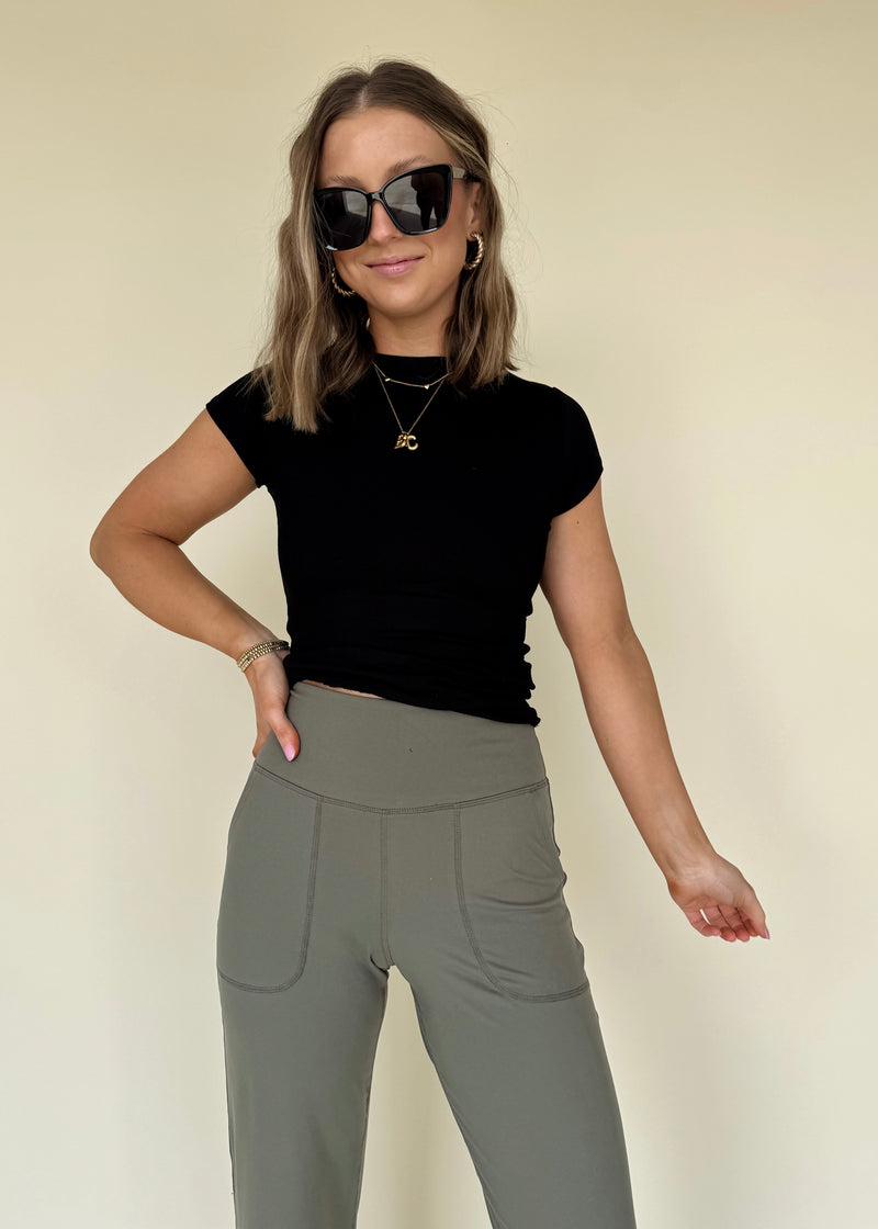 Butter Soft Yogas-Olive