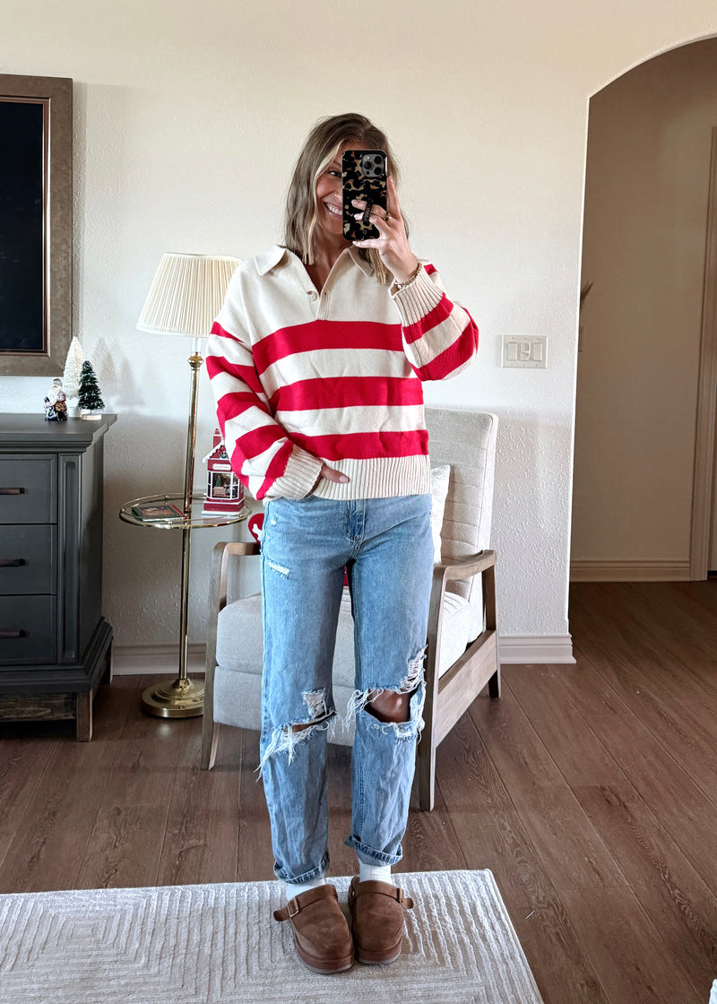 Candy Cane Lane Sweater