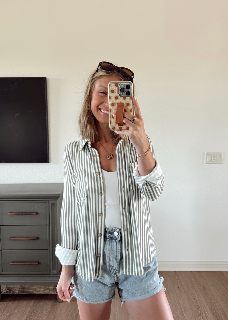 Ollie Stripe Button Down